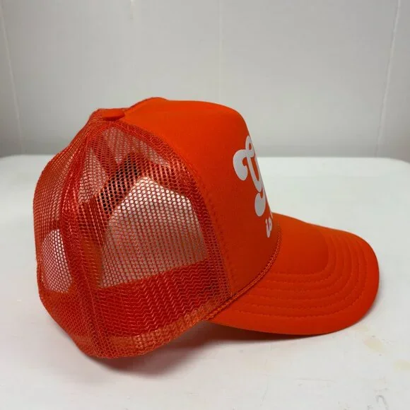 NHIM God Is Good Groovy Orange Trucker Hat, Size OSFM - Picture 4 of 6